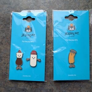 2 new UK Selfridges Fish & Chips pins